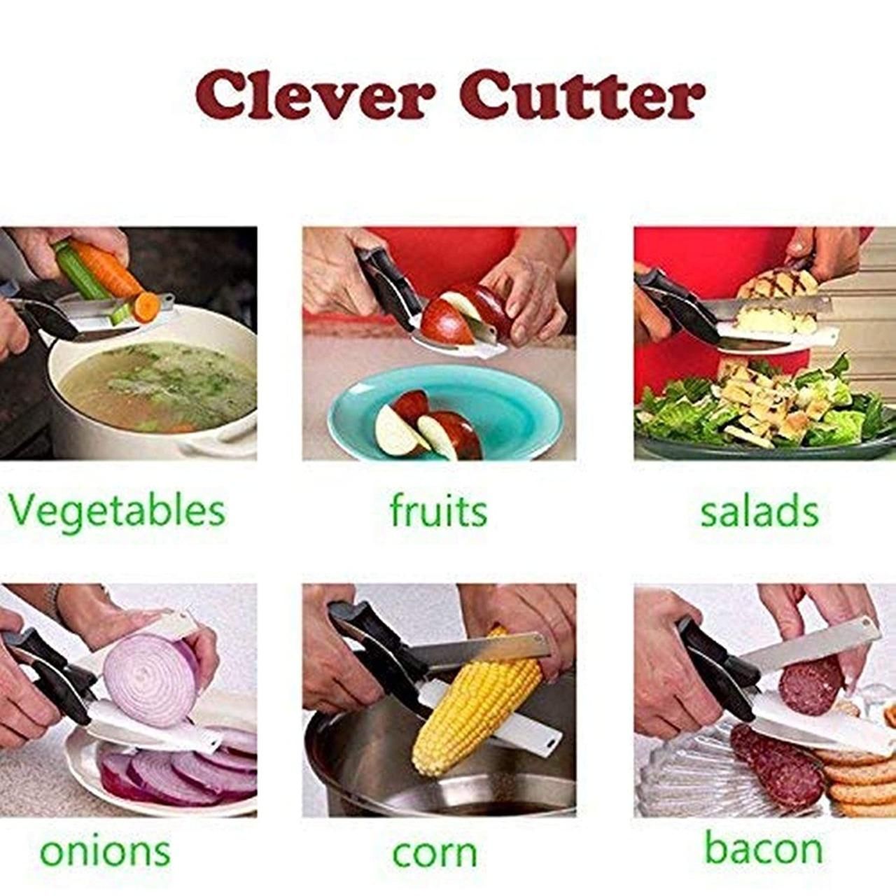 Karren Lenzaa™ 2-in-1 Steel Smart Clever Cutter