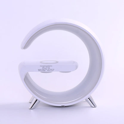G Lamp with Speaker, Clock and Wireless Charger
