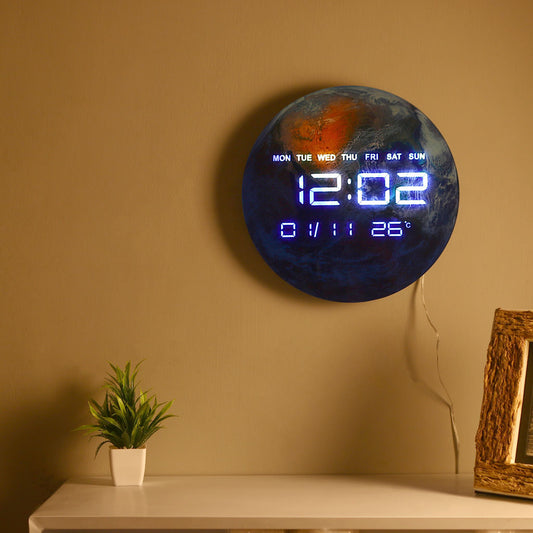 Bigsmall EarthGlow - Digital Clock